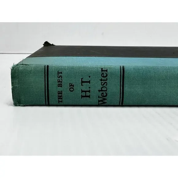 Vintage 1953 THE BEST OF H. T. WEBSTER A MEMORIAL COLLECTION BOOK 1ST Printing - Picture 2 of 9